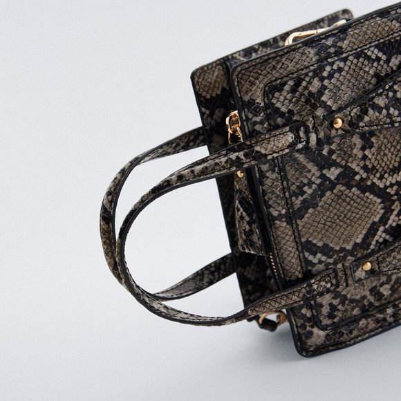 Snake Pattern Women's Mini City Shoulder Bag